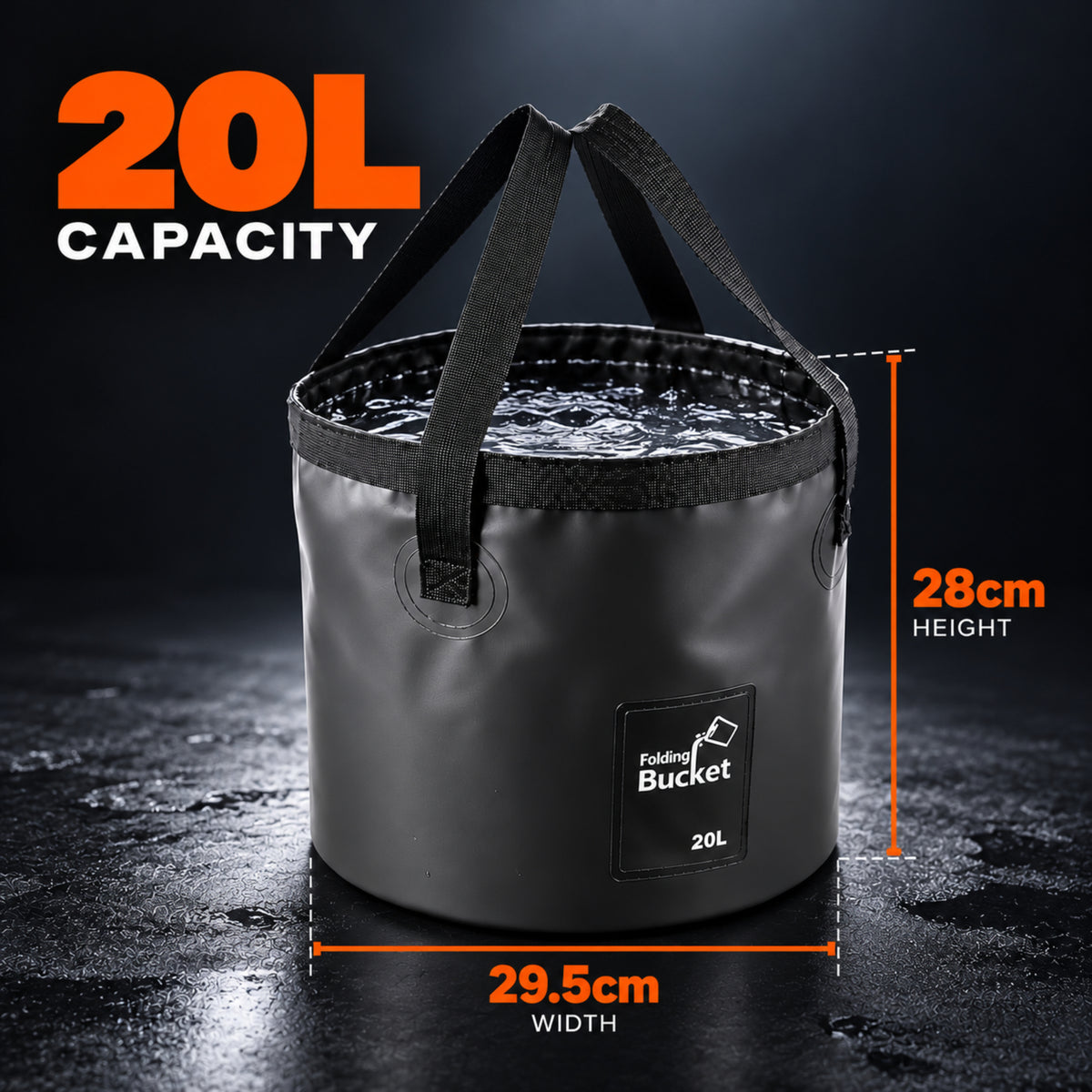20L Folding Bucket