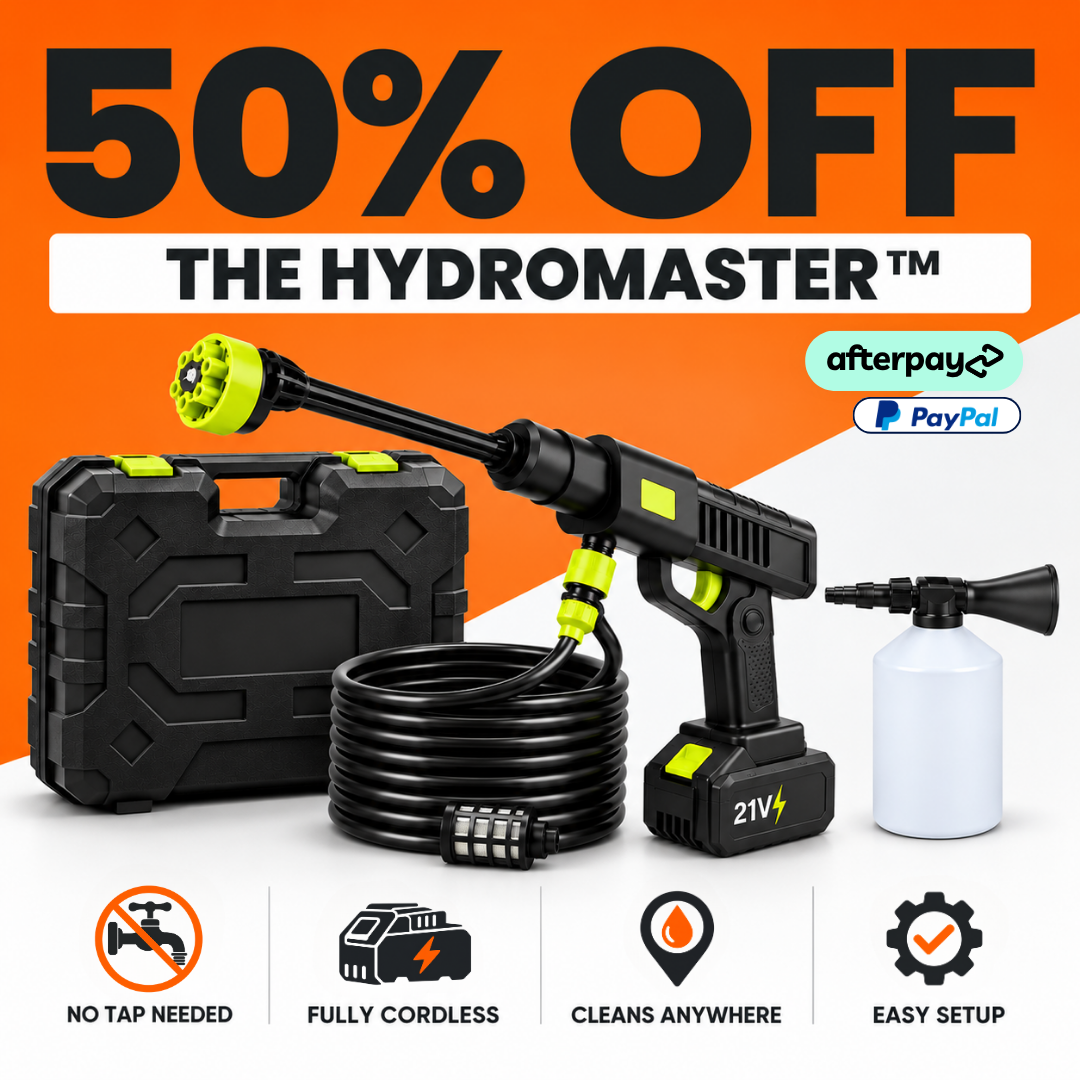 HydroMaster™ - Cordless & Portable Pressure Washer