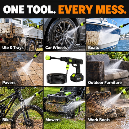 HydroMaster™ - Cordless & Portable Pressure Washer
