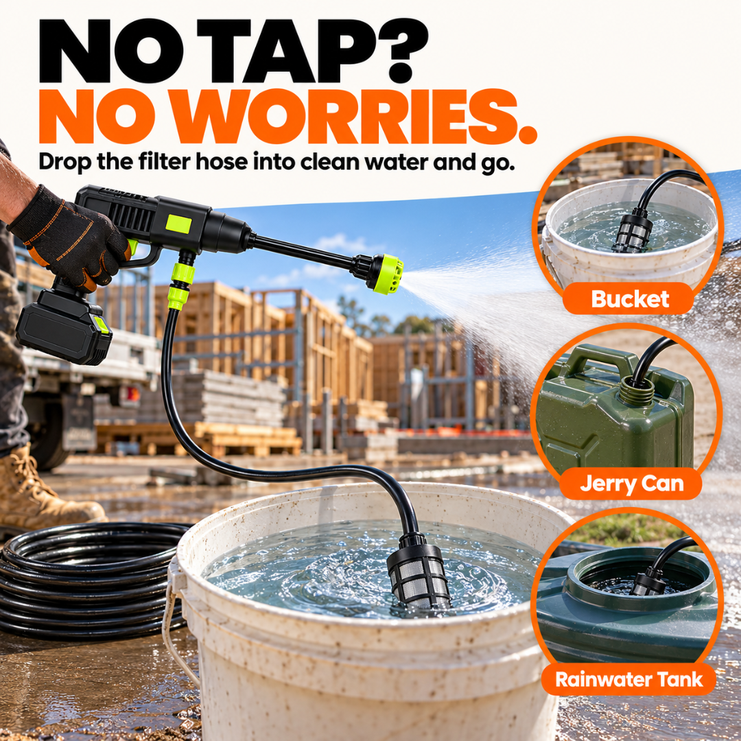 HydroMaster™ - Cordless & Portable Pressure Washer