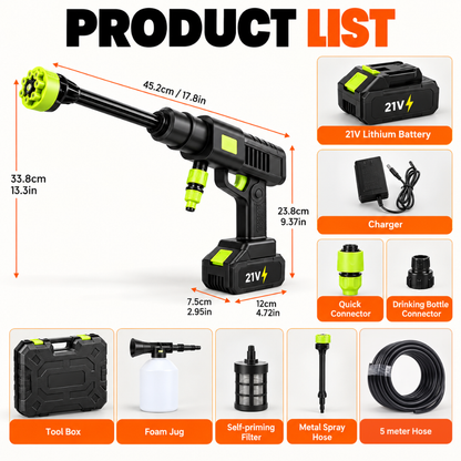 HydroMaster™ - Cordless & Portable Pressure Washer