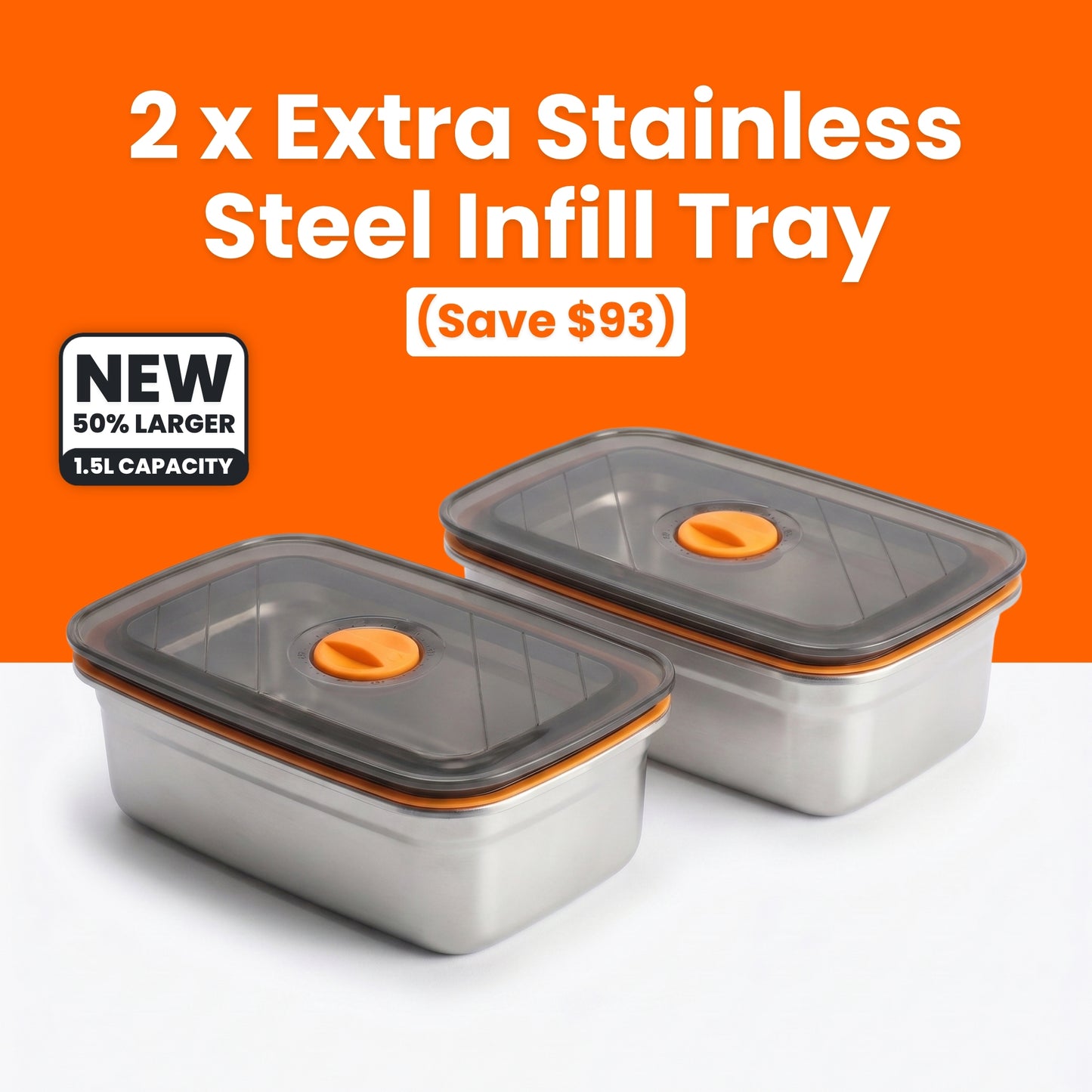2 x TuckerBox Infill Tray (1.5L)