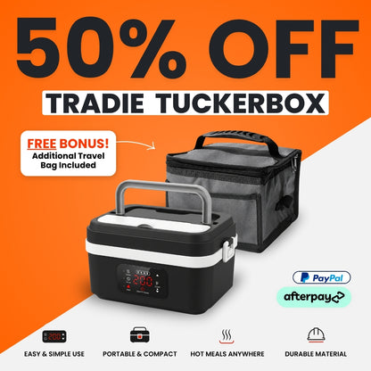 Tradie TuckerBox™ - Wireless & Self Heating Lunchbox