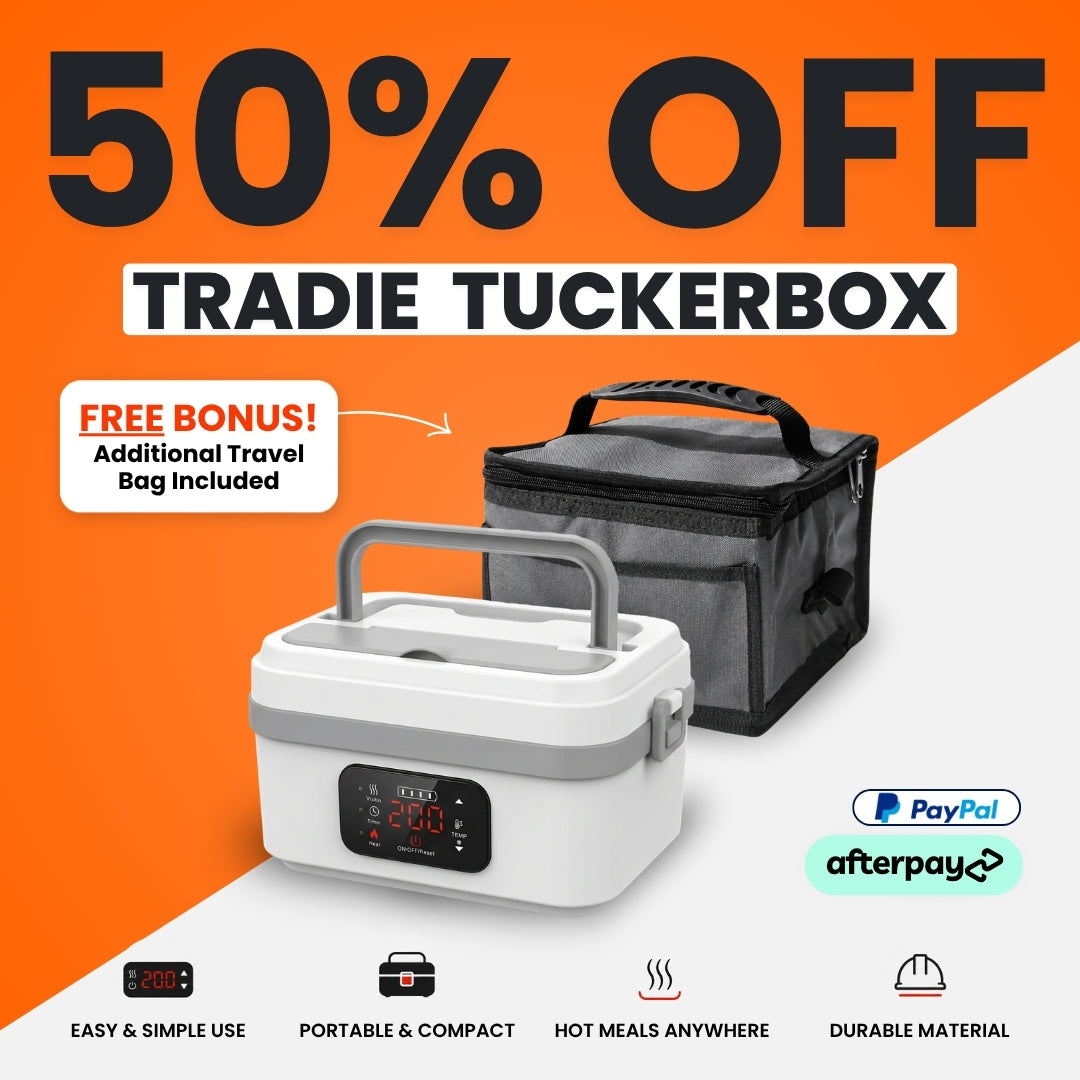 Tradie TuckerBox™ - Wireless & Self Heating Lunchbox