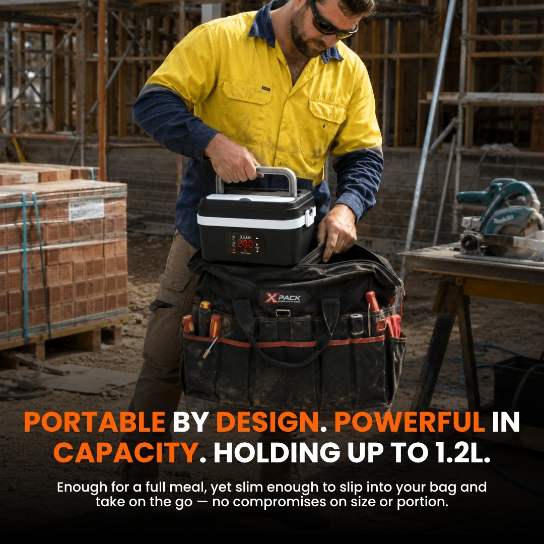 Tradie TuckerBox™ - Wireless & Self Heating Lunchbox