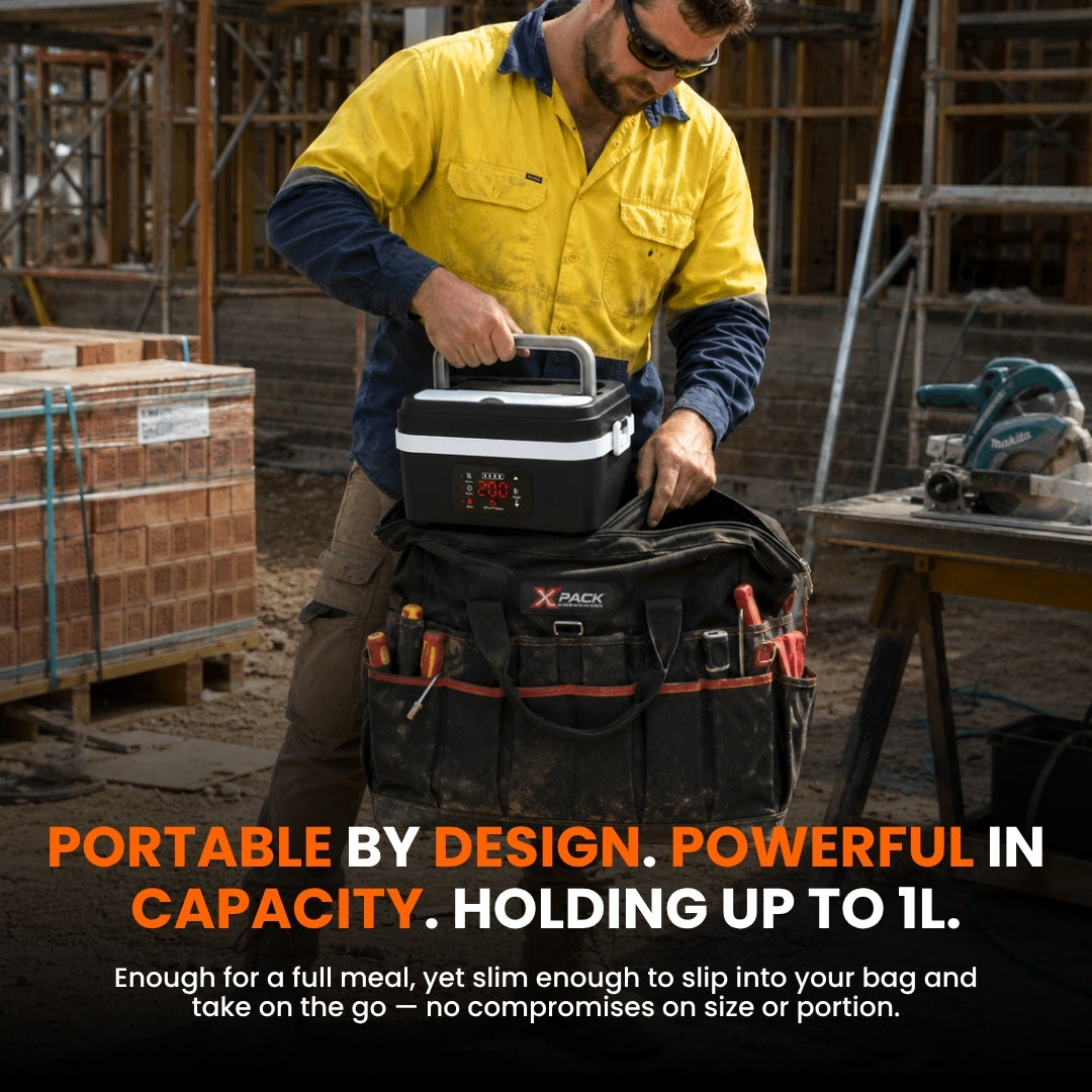 Tradie TuckerBox™ - Wireless & Self Heating Lunchbox