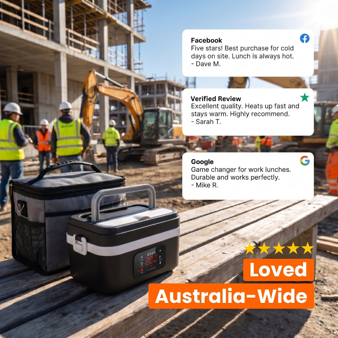 Tradie TuckerBox™ - Wireless & Self Heating Lunchbox