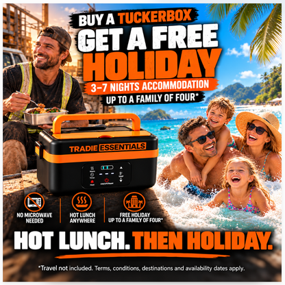 Tradie TuckerBox™ 1L + Free Holiday Accommodation