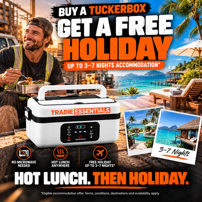 Tradie TuckerBox™ 1L + Free Holiday Accommodation